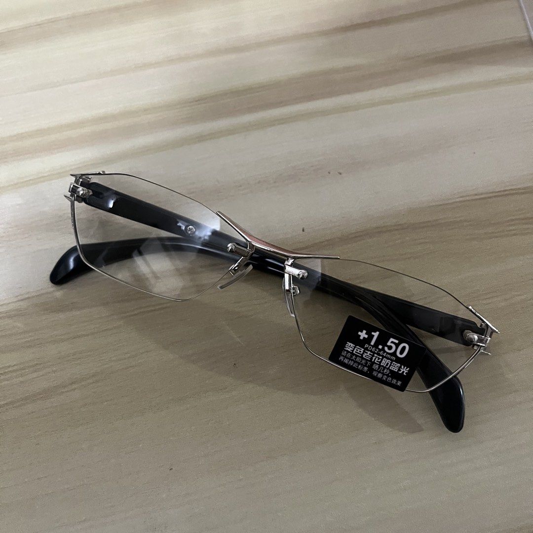 reading glasses +1.50 with case and wipe (Category: Sunglasses & Eyewear) located in Marikina City. Submitted by jen.ni (Listing ID 1470324027, Image 2). Description: anlakas maka gentle monster! sadly mali yung grado na nabili ko huhu.