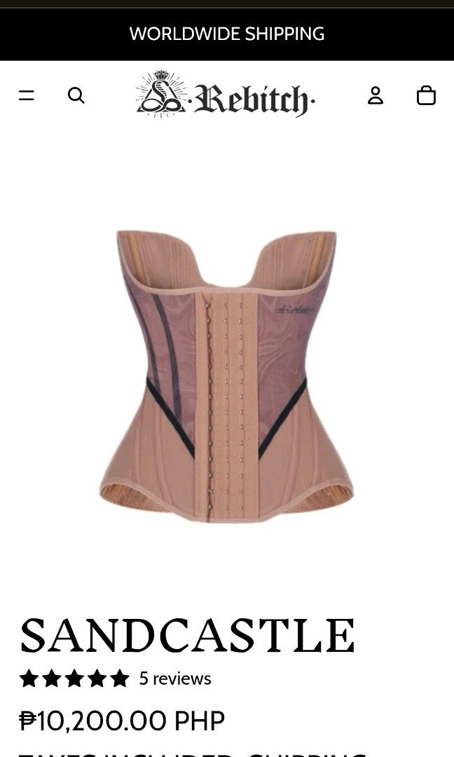 Rebitch Sandcastle Mesh Waist Trainer (Category: Others Tops) located in Manila. Submitted by ethelynanne (Listing ID 1470219044, Image 1). Description: Engineered with a 3-layer breathable shield, this piece balances comfort, durability, and design: Inner Layer: Combed cotton lining for moisture absorption and skin-friendly softness. Middle Layer: Ventilated mesh core with evenly distributed pores for airflow and freedom. Outer Layer: Ultra-thin