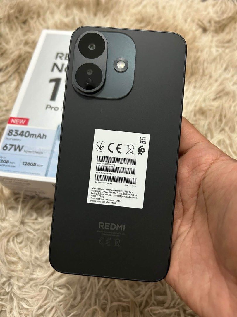 Redmi Note 17 Pro 5G 128gb (Category: Xiaomi) located in Caloocan City. Submitted by angebelena (Listing ID 1470143579, Image 1). Description: Redmi Note 17 Pro 5G 128gb Black 100% BH 9cc Complete with Box Bought last October 12, 2026 Under warranty til’ October 11, 2027 No issue and Good as new SRP: 22,999 Selling Price: 14,000 Fixed North Caloocan area. Willing to meetup SM Faiview/SM SJDM.Pwede ko ihatid sa Location niyo add nalang delivery fe