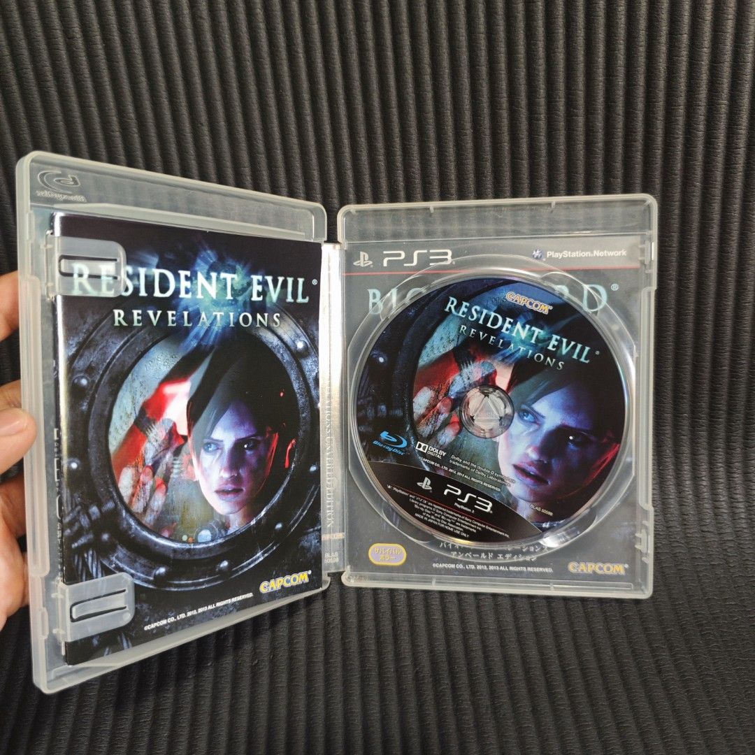 Resident Evil Revelations PS3 Game R3 CIB (Category: PlayStation) located in Quezon City. Submitted by shopme_gadget30 (Listing ID 1470208356, Image 3). Description: kindly read the details first for sale fixed price mint condition tested and working with Case and disc game (no scratches) with Manual compatible to ps3 console R3 Region qc area meet up: sm north shipping fee must shoulder by the buyer via lalamove or grab payment: bdo/gcash happy 