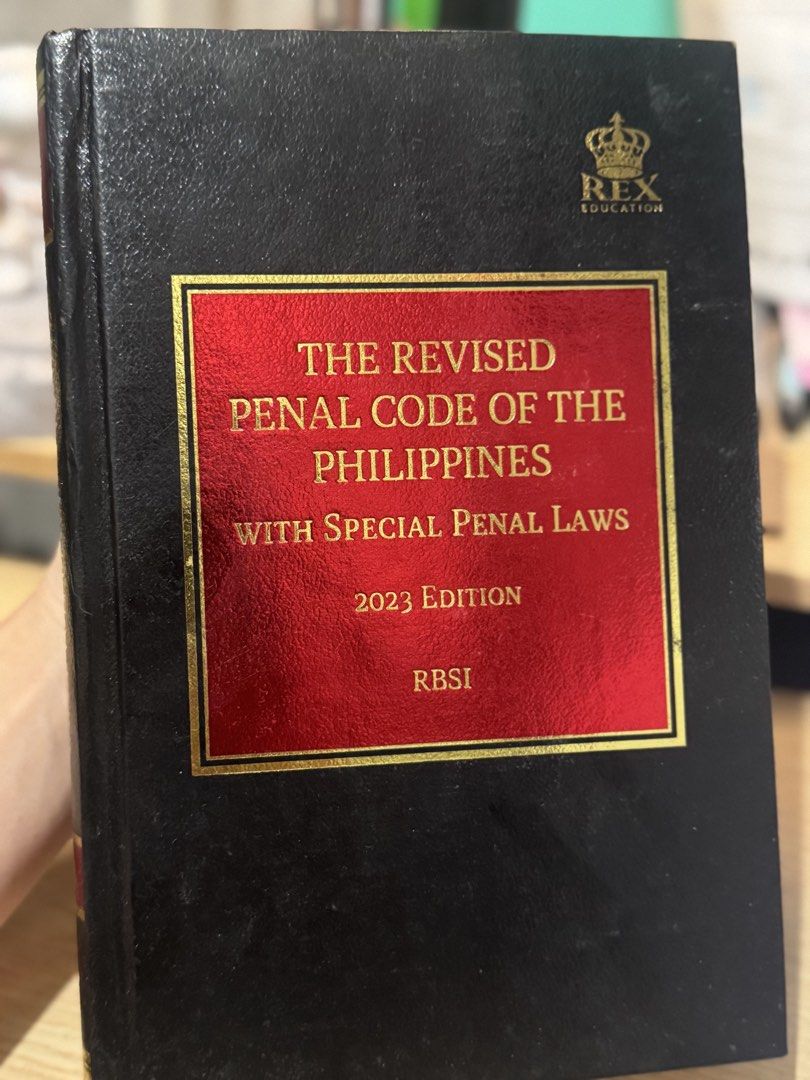 Revised Penal Code - Codal - textbook size (Category: Textbooks) located in Manila. Submitted by wednesday30 (Listing ID 1470264972, Image 1). Description: Never been used. I prefer the pocket size.