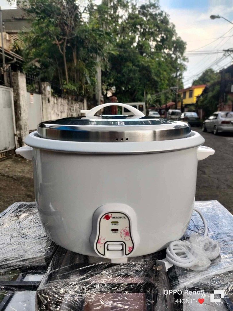 Rice cooker micromatic 7.8L (Category: Cookers) located in Manila. Submitted by joydolor (Listing ID 1470171562, Image 2). Description: -RICECOOKER- Micromatic 7.8liters 4500.