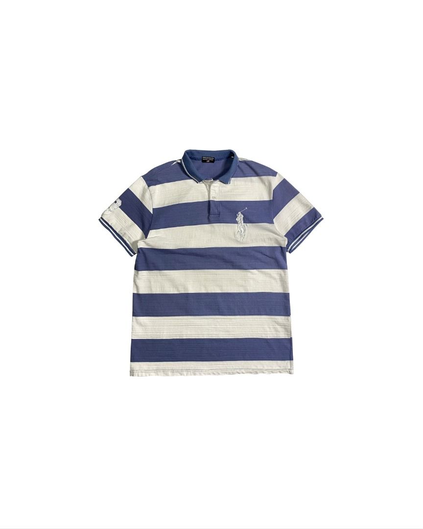 RL POLO STRIPES BIG PONY (Category: Tshirts & Polo Shirts ) located in Davao. Submitted by premiumdept. (Listing ID 1470347891, Image 1). Description: RL POLO STRIPES BIG PONY Size: Medium fit Dimes: 21 x 29.5 Color rate: 10/10 Condition: Excellent Issue(s): Authenticated not guaranteed and check last photo _ - Sf buyers expenses - Check details before buying - Color may vary due to lighting - Manage your expectations, issues may not be seen or i