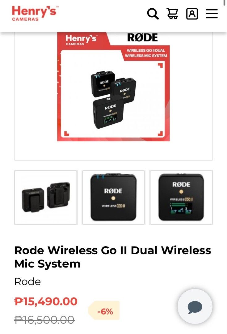 RODE WIRELESS GO II (Category: Microphones) located in Manila. Submitted by zeysombilla (Listing ID 1470172416, Image 2). Description: RODE WIRELESS GO 2 DUAL MIC SYSTEM UNIT ONLY (naka screen protector pa) slighty used NO ISSUE, CHECK ALL YOU WANT RFS: UPGRADES PRICE:5k MANILA.