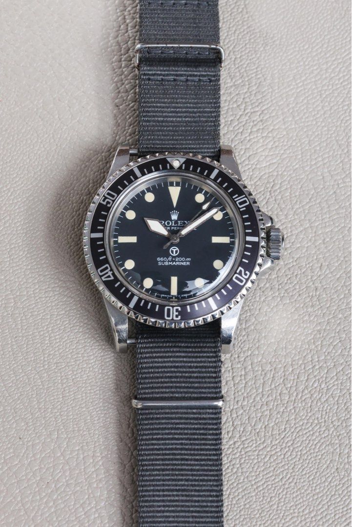 Rolex Military Submariner (Category: Luxury Watches) located in Makati City. Submitted by vintage.grail (Listing ID 1470176556, Image 1). Description: “ The watch that went to world war “ Rolex Military Submariner Double reference 5513/5517 Circa 1970’s in excellent condition Priced at Php 21,500,000. Available for viewing at Vintage Grail, The Peninsula Manila. .