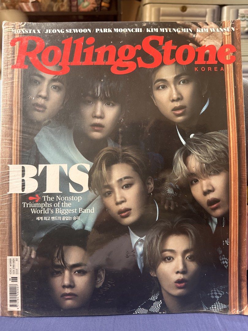 Rolling Stone Korea Magazine Issue 2 Featuring BTS (Category: Magazines) located in Caloocan City. Submitted by smartcart (Listing ID 1470180201, Image 1). Description: Selling my Rolling Stone Korea BTS magazine! A great addition to your BTS magazine collection, featuring all seven BTS members on the cover. Perfect for ARMYs and K-pop magazine collectors. 💜 📖 Details: * Rolling Stone Korea * BTS group cover * Pre-loved * Please refer to the ph