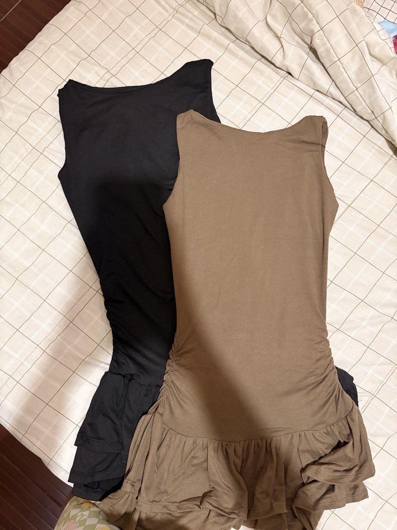 Ruffle Hem Mini Dress (Category: Dresses) located in Dasmarinas. Submitted by littleczarmer (Listing ID 1470297167, Image 3). Description: - fits xs-s - available in black & brown - 200 php each - if will get both colors, 350 php for 2! :) .