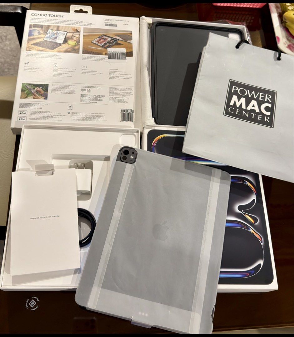 RUSH! iPad Pro 13 M5 + Logitech Keyboard (Category: iPad) located in Makati City. Submitted by beyond199 (Listing ID 1470228980, Image 2). Description: Hi! I am selling my like new Apple iPad Pro 13 M5 (256GB) in Space Black + Logitech Combo Touch Keyboard ALL for 73,499 pesos only. NO SWAPPING. FIXED PRICE. iPad is in excellent condition. No dents. No issues. Screen protected. Powermac purchased last January 2026. Cycle count of 270 with 90% bat