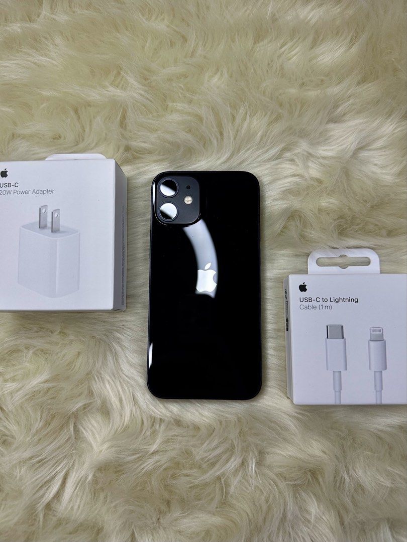 RUSH IPHONE 12 MINI 128GB NO ISSUE FOR SALE!!! (Category: iPhone 12 Series) located in Rodriguez. Submitted by yukim.0 (Listing ID 1470149971, Image 1). Description: IPHONE 12 MINI 128GB (BLACK) • Factory Unlocked (No Sim Restriction) • 94% Battery Health (Original Battery) • All Working • No History of Repair • Working iCloud, Face ID & True Tone • Presentable and Smooth Performance • Minimal Dents and Paintchips on side (Damage Due to Cargo Shi