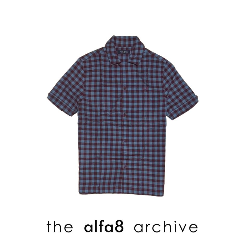 [S] FRED PERRY | Authentic Gingham Check Short Sleeve Shirt (Category: Tshirts & Polo Shirts ) located in Imus. Submitted by thealfa8archive (Listing ID 1465556016, Image 1). Description: .