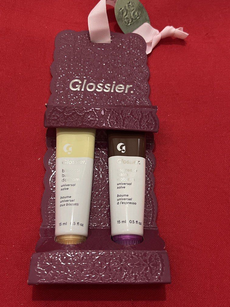 SALE GLOSSIER BISCOTTI BALM DOTCOM UNIVERSAL SOLVE SET (Category: Makeup) located in Manila. Submitted by luxeclassyshop (Listing ID 1470165060, Image 3). Description: Set SALE GLOSSIER BISCOTTI BALM DOTCOM UNIVERSAL SOLVE Shade ESPRESSO BALM DOTCOM BISCOTTI BALM DOTCOM 15ml each Set .