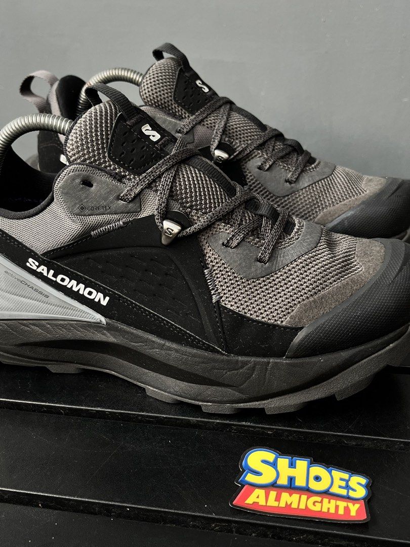 Salomon Elixir Gore-Tex Black Gray Trail Running Shoes (Category: Sneakers) located in Manila. Submitted by greyhoundzzz666 (Listing ID 1470320353, Image 2). Description: SIZE 8.5 MENS AVAILABLE USED IN EXCELLENT CONDITION LEGIT X ORIGINAL PAIR ONLY | NO BOX MAKATI LOCATION CAN DO SHIPPING NATIONWIDE DM TO PURCHASE 📩.