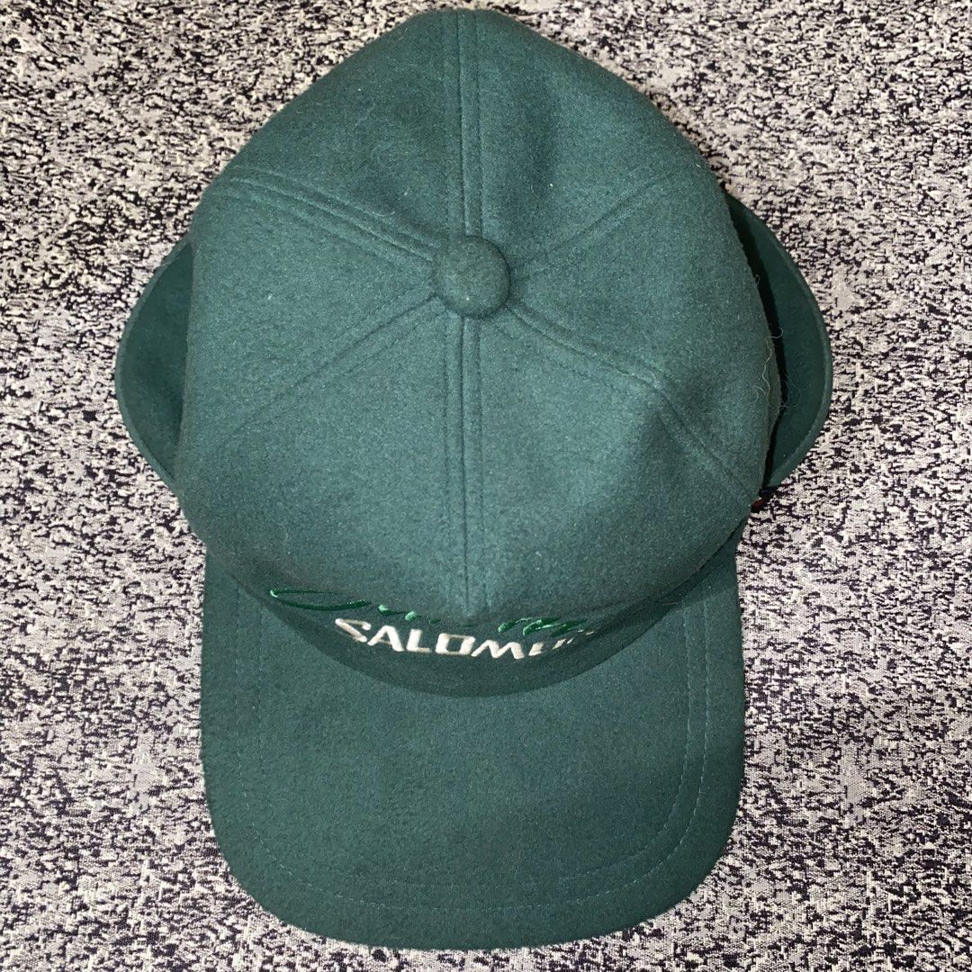 Salomon Vtg cap earflap cap (Category: Caps & Hats) located in Quezon City. Submitted by semantaryrave (Listing ID 1470316060, Image 2). Description: Salomon vtg cap earflap cap Good condition No issue Adjustable Green and white embroidered logo Dm purchase! .