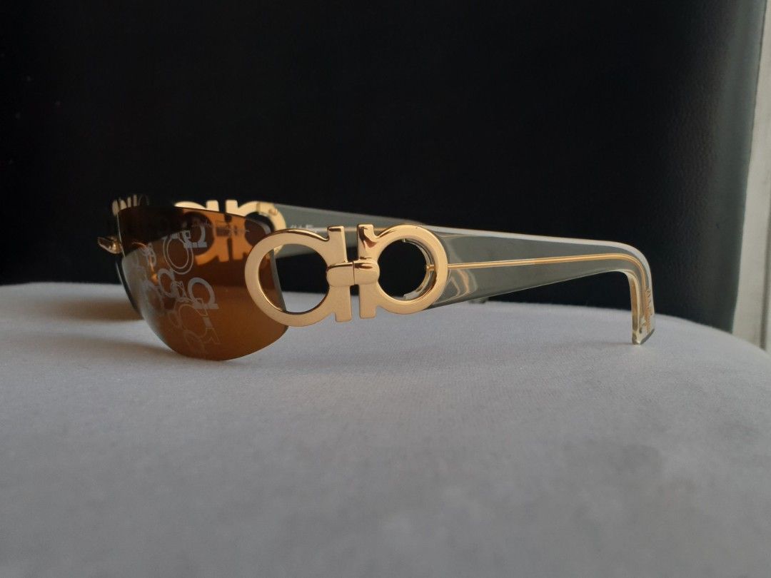 Salvatore Ferragamo Rimless Sunglasses (Category: Sunglasses & Eyewear) located in Quezon City. Submitted by WasalakTwo (Listing ID 1470227612, Image 2). Description: Bought in Japan Authentic Rare and hard to come by Goodcondition Still presentable Minimal signs of usage Open for delivery nationwide.