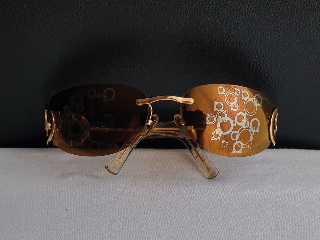 Salvatore Ferragamo Rimless Sunglasses (Category: Sunglasses & Eyewear) located in Quezon City. Submitted by WasalakTwo (Listing ID 1470227612, Image 3). Description: Bought in Japan Authentic Rare and hard to come by Goodcondition Still presentable Minimal signs of usage Open for delivery nationwide.