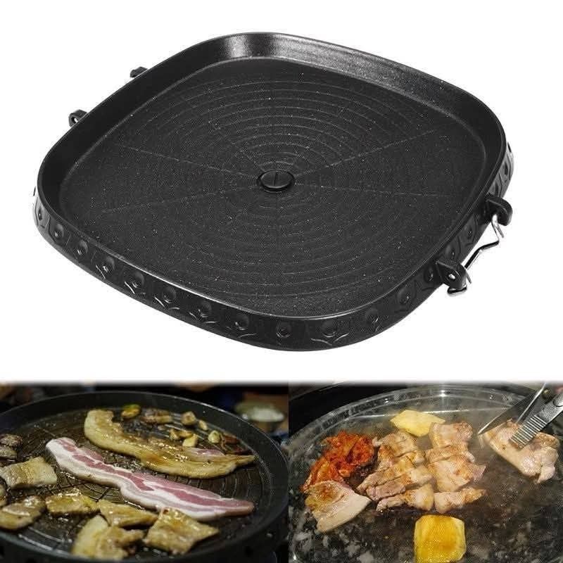 SAMGYUPSAL GRILL PAN Multifunctional Square/Round Multi Roaster Top 32cm Grill Pan (Category: Announcements) located in Manila. Submitted by haideshop (Listing ID 1470155604, Image 3). Description: .