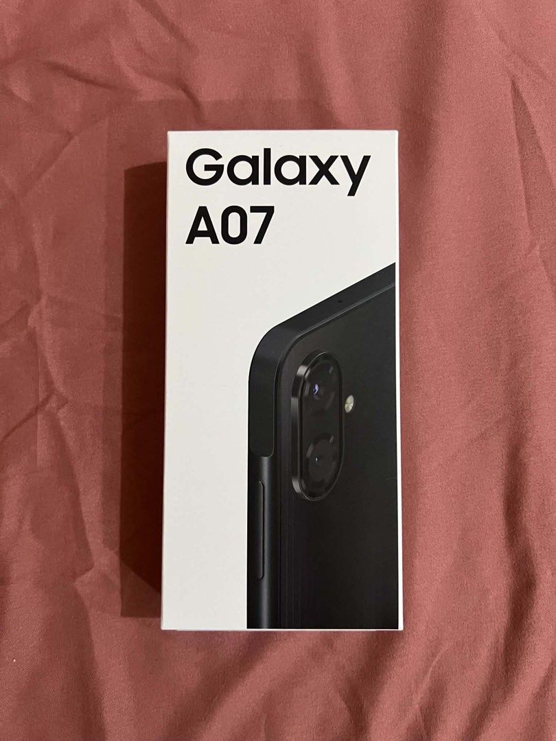 Samsung A07 (Category: Samsung) located in Makati City. Submitted by kunargel1989 (Listing ID 1470348796, Image 1). Description: - Brand: Samsung - Model: Galaxy A07 - Color: Black - Storage: 64GB and below - Condition: Brand new in box with original Type-C cable - Design: Sleek and modern look with a clean, unblemished display and dual rear cameras - Meetup Locations: Glorietta Makati and SM Mall of Asia.
