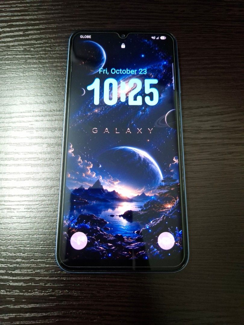 SAMSUNG A25 5G (Category: Samsung) located in Mandaluyong City. Submitted by mjoh_12345 (Listing ID 1470228384, Image 3). Description: For Sale Samsung A25 5G 8GB/256GB Color: Blue with Box and Usb charging new with free case and tempered glass protector SPEC The Samsung Galaxy A25 5G features a 6.5-inch Super AMOLED display, a 50MP triple camera with optical image stabilization, and a 5000mAh battery.Display and DesignScreen: 6.5-inch FHD+ Super