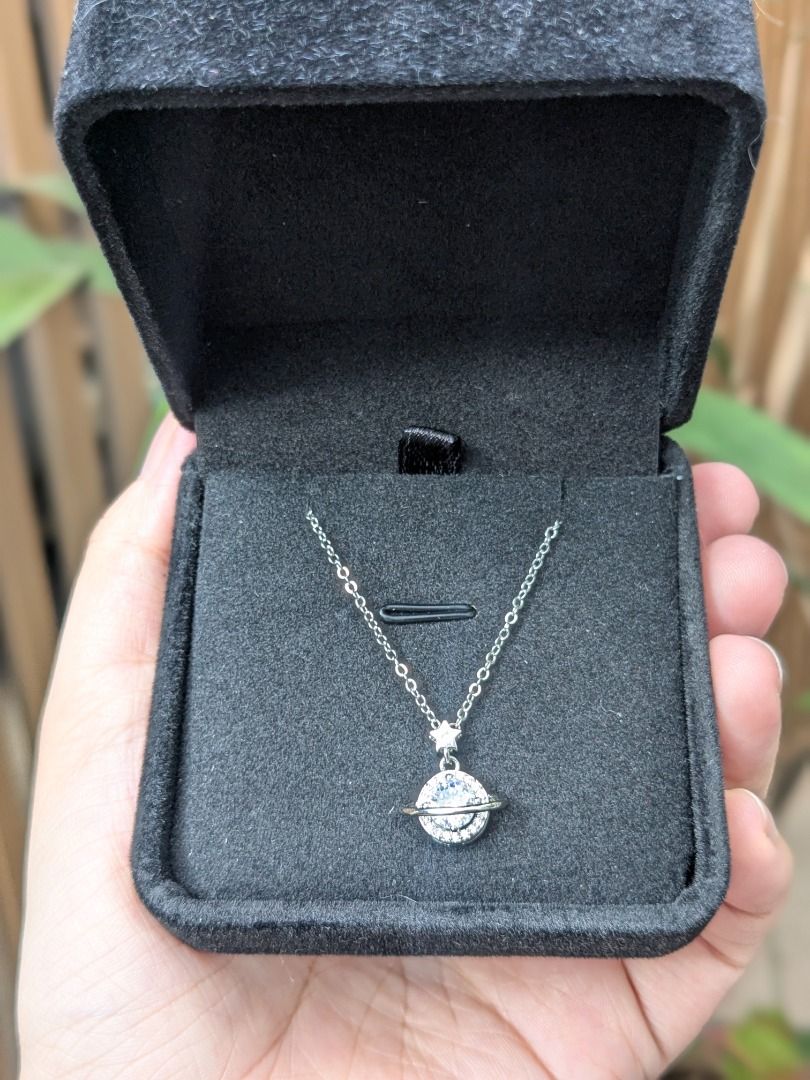 Sandee Rain White Zircon S925 Necklace (Category: Necklaces) located in Quezon City. Submitted by nnncorner (Listing ID 1470281016, Image 1). Description: Sandee Rain White Zircon Orb Necklace Made in Korea Hypoallergenic Non tarnished S925 Hallmark Great for gifting! Has provided velvet box Length 26 cm locked Pendant .4 inch 36,400 won SRP / 1,654 in php Selling 1,280.