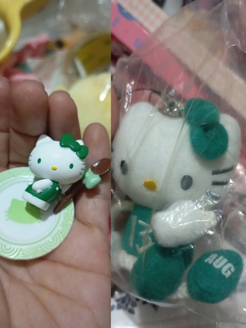 Sanrio bundle (Category: Other Merchandise) located in Manila. Submitted by ysabel1102 (Listing ID 1470329595, Image 2). Description: hello kitty green bundle. 300 hello kitty white bundle. 300 Pochacco ring bundle. 280 Pochacco figs bundle. 350 kuromi bundle. 380.