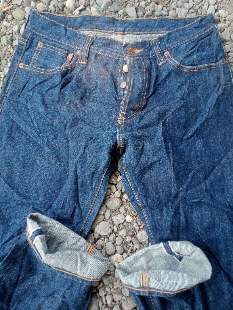 Sauce Zhan Selvedge Pants (Category: Jeans) located in Santo Niño. Submitted by jovilrend64719 (Listing ID 1470277374, Image 3). Description: Sauce Zhan Selvedge Denim Pants Waist: 31-32 Inches Length: 42 Inches.