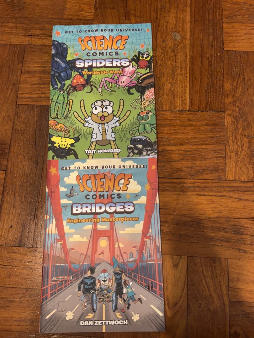 Science Comiscs Science Comics: Spiders and Bridges Graphic Novels Set, Hobbies ...