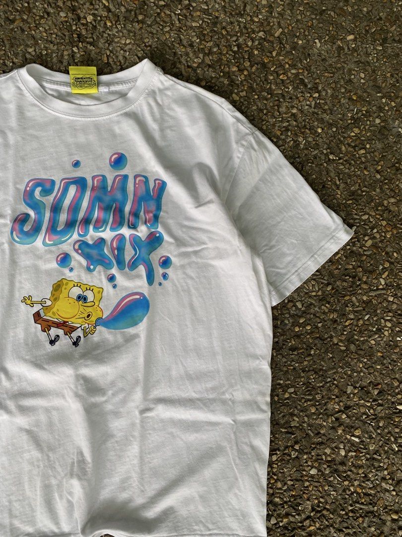 SDMN Spongebob Graphic Shirt (Category: Tshirts & Polo Shirts ) located in Caloocan City. Submitted by webspot (Listing ID 1470226456, Image 3). Description: SDMN Spongebob Graphic Shirt Size - L Width - 22 Length - 27.