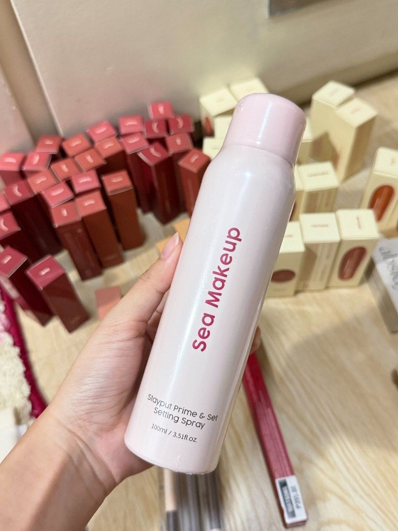 Sea Makeup stayput prime and set setting spray (Category: Makeup) located in Butuan. Submitted by rosefinds19 (Listing ID 1470339296, Image 1). Description: below srp makeups available 💯Authentic and brandnew direct supplier po tayo.