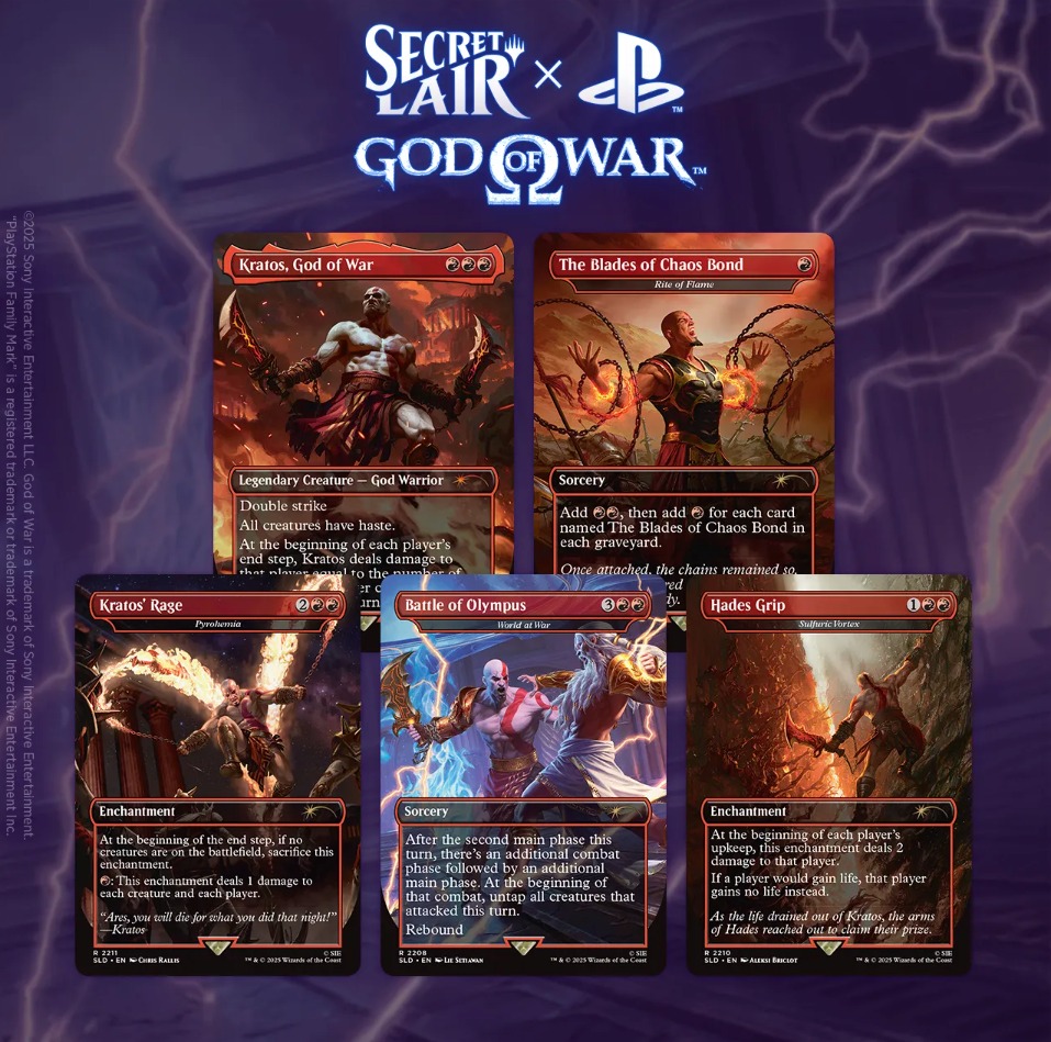 Secret Lair x God of War: Greek (Non-Foil), Toys & Collectibles ...