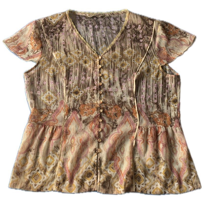 SEECHE blouse (Category: Blouses) located in Manila. Submitted by gelyicepxp (Listing ID 1470336198, Image 1). Description: L to XL.