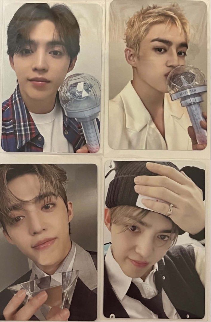 Seventeen Scoups PC Set (Category: K-Wave Merchandise) located in Cebu City. Submitted by riyaaaaa_ (Listing ID 1470222835, Image 1). Description: PHP 550 Set PAYO , Onhand MOD : JNT Loc : Cebu X sensi , good condi DM to claim!.