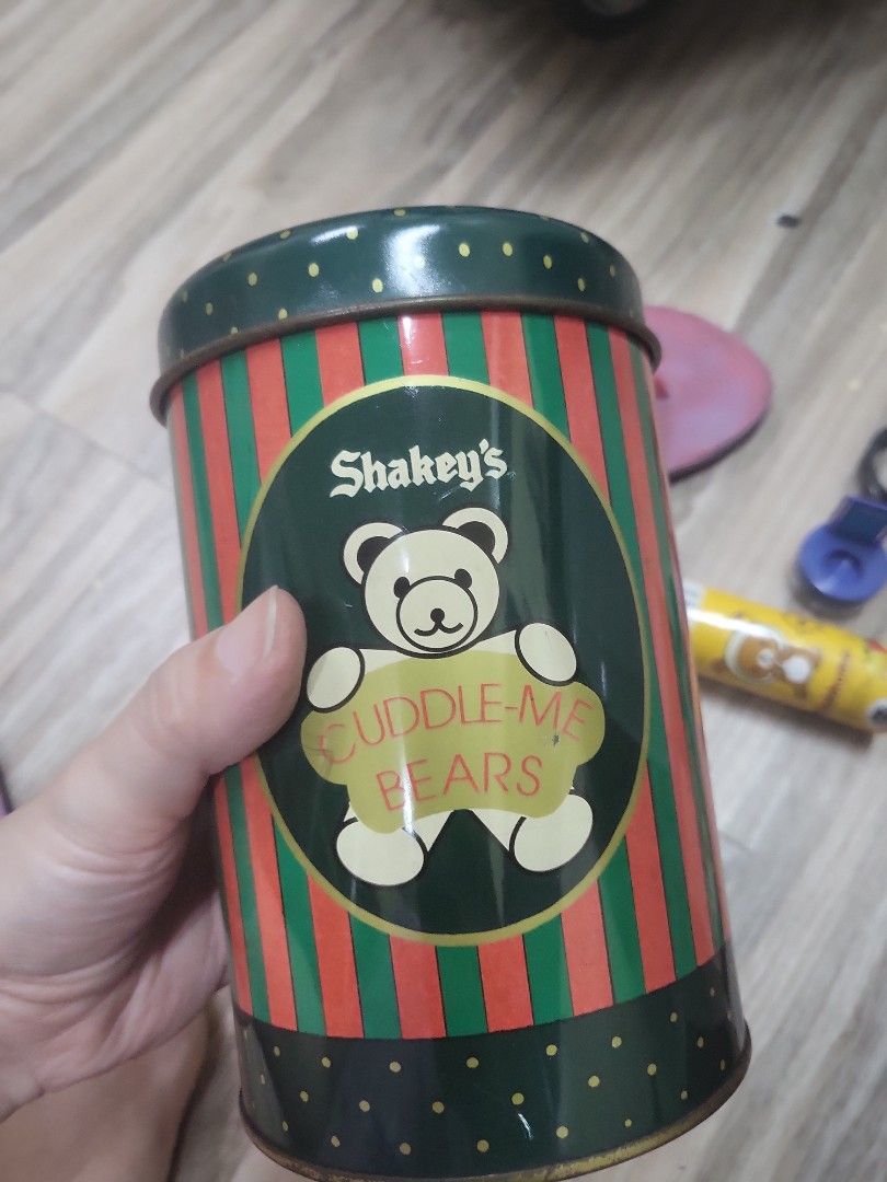 Shakeys tin can (Category: Accessory Holder, Box & Organizers) located in Caloocan City. Submitted by lynette1977 (Listing ID 1470225842, Image 2). Description: .