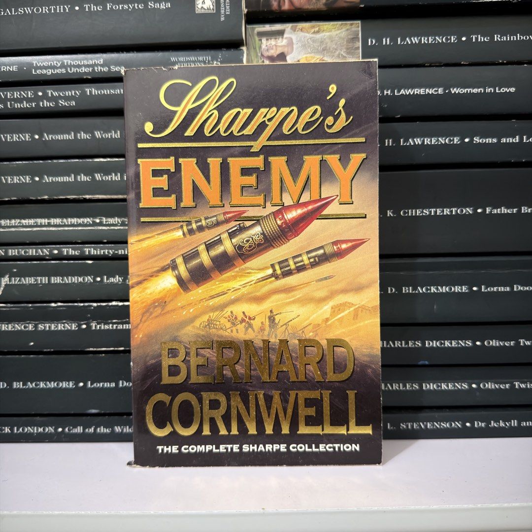 Sharpe's Enemy by Bernard Cornwell Paperback Book (Category: Storybooks) located in Lingayen. Submitted by readwjane (Listing ID 1470200215, Image 1). Description: - Title: Sharpe's Enemy by Bernard Cornwell - Series: Part of the complete Sharpe collection - Format: Paperback with a striking artillery cover illustration - Genre: Historical fiction & military adventure - Condition: Clean pages and solid binding, ready for a new owner.