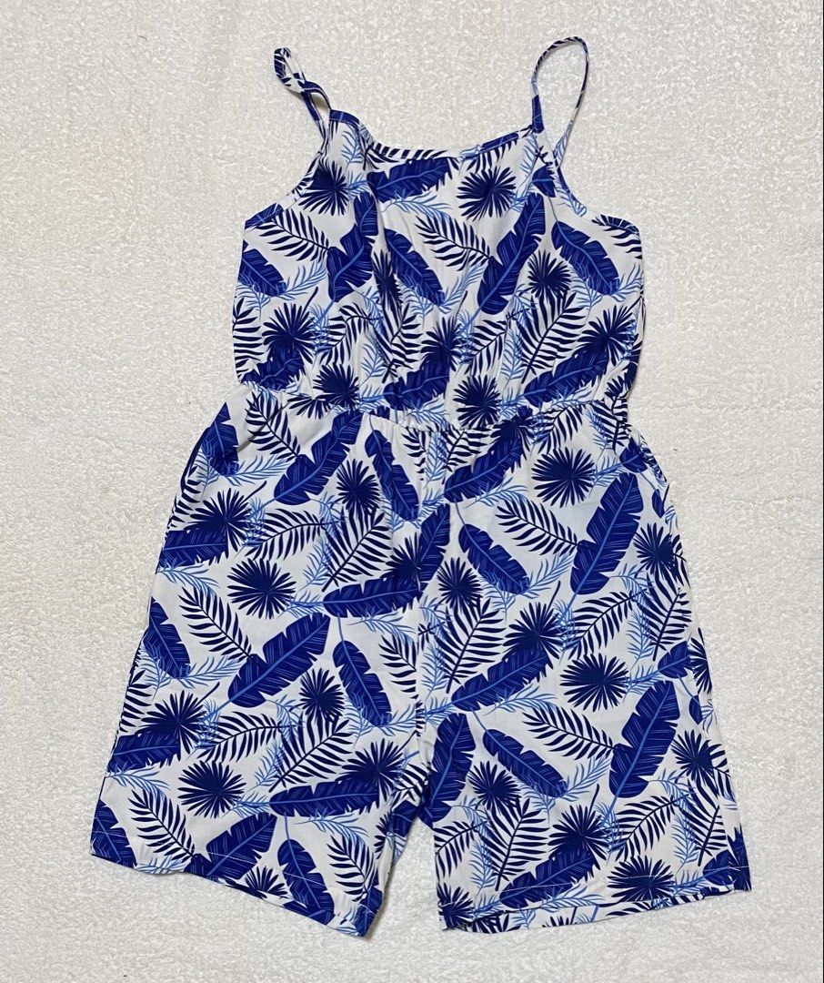 Shein blue romper (Category: Babies & Kids Fashion) located in Morong. Submitted by fcjonline528 (Listing ID 1470270731, Image 1). Description: Rarely used po ito pero ang ganda at presko isuot sa little girl . No issue at all .