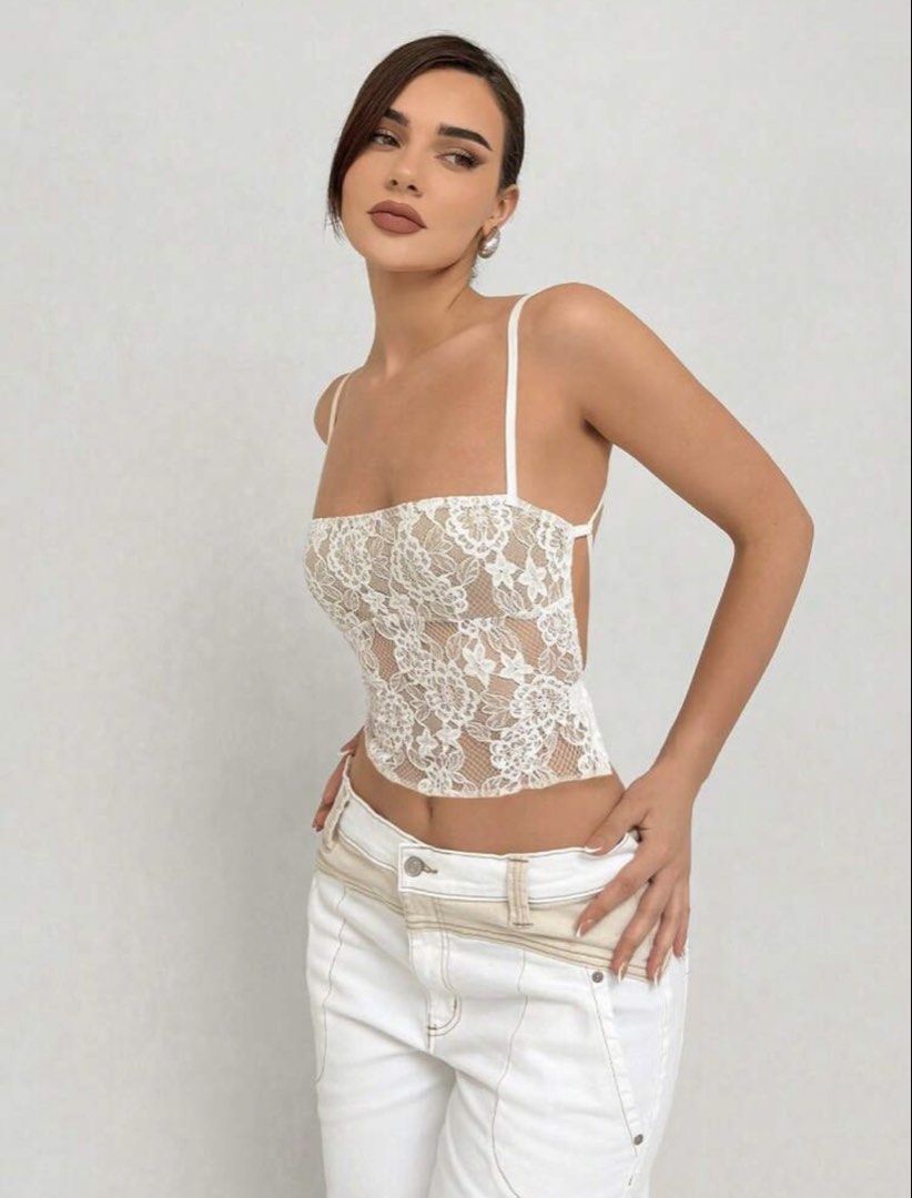 Shein Mesh Top (Category: Sleeveless) located in Quezon City. Submitted by prelovedbykhy (Listing ID 1470278776, Image 1). Description: doubled my order.