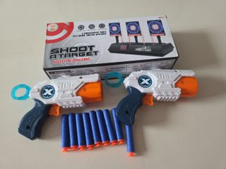 Mattel BOOMco. Blast Blaster with Target and Darts, Toys & Collectibles ...