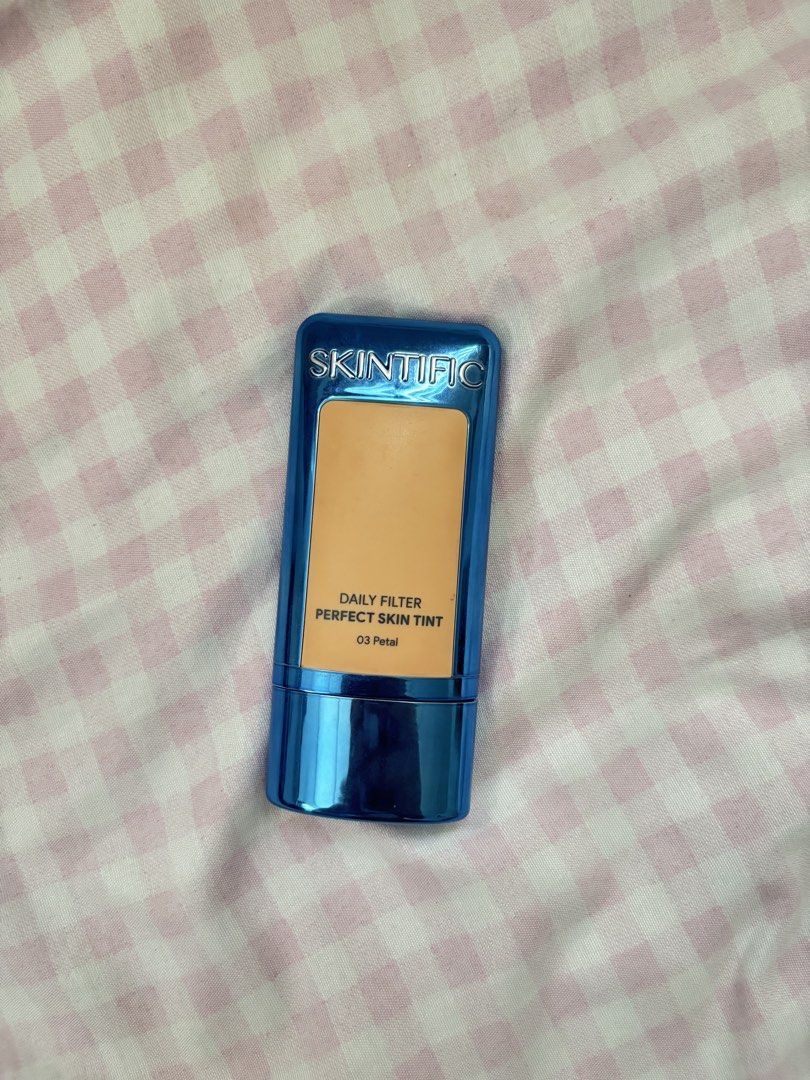 skintific skintint 03 petal (Category: Makeup) located in Manila. Submitted by iyahpreloved_ (Listing ID 1470193312, Image 1). Description: 50% of the product left.