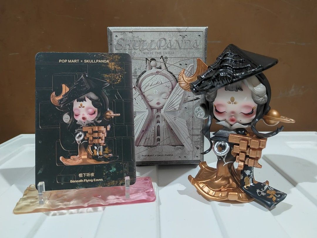 Skullpanda Where Time Dwells | Beneath Flying Eaves (Category: Designer & Blind Box Toys) located in Trece Martires City. Submitted by verso.xvii (Listing ID 1470213875, Image 1). Description: Php 650 **All Brand New, in Excellent Condition and Complete Inclusions, unless stated otherwise **Only taken out to take pictures, never displayed ❌ No Lowballing 🚚 J&T (Buyer shoulders SF) 💵 GCash/Maya/GoTyme (Pay as you order/mine) 📍 Cavite Feel free 