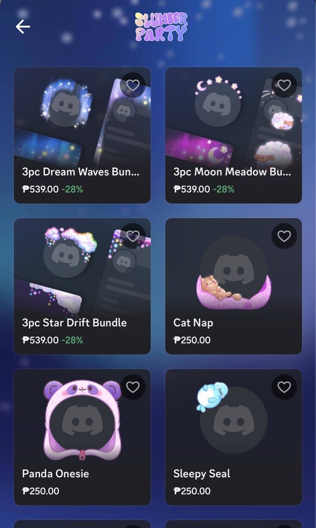 Slumber Party | Discord Decoration (Category: Announcements) located in Manila. Submitted by deardolia (Listing ID 1470345914, Image 1). Description: ⟢ processing time : 0 -1d ⟢ for willing to wait only ⟢ sending it via gift link !.