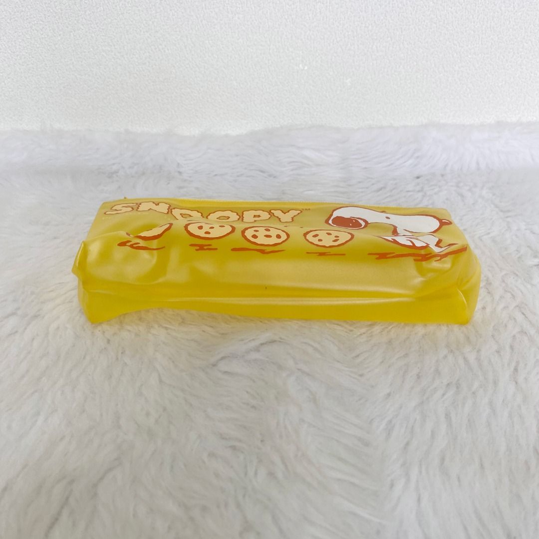 Snoopy Peanuts Yellow Nylon Zip Pouch (Category: Purses & Pouches) located in Cebu City. Submitted by posh_avenue888 (Listing ID 1470194776, Image 3). Description: Brand new. From Japan. 100% authentic!!! 8" x 4" x 1.5"..