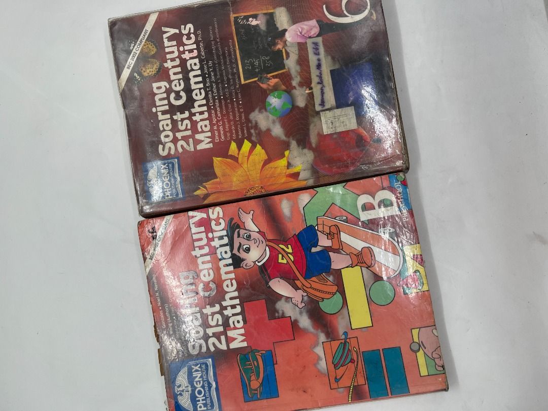 Soaring 21st Century Mathematics Textbooks Exercise workbook (Category: Textbooks) located in San Juan City. Submitted by transloucent12 (Listing ID 1470229536, Image 1). Description: take all.