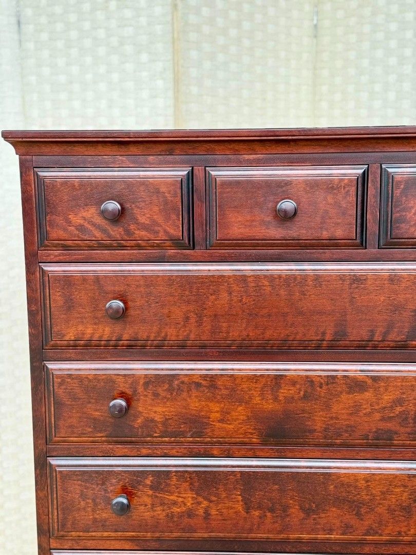 Solid Wood Tall 7-Drawer Dresser Chest (Category: Shelves, Cabinets & Racks) located in Manila. Submitted by sarahjane_016 (Listing ID 1470346053, Image 3). Description: JAPAN SURPLUS ROSEWOOD CHEST DRAWER IN GOOD CONDITION SIZE: 52.5H x 35.5L x 17.5W inches.
