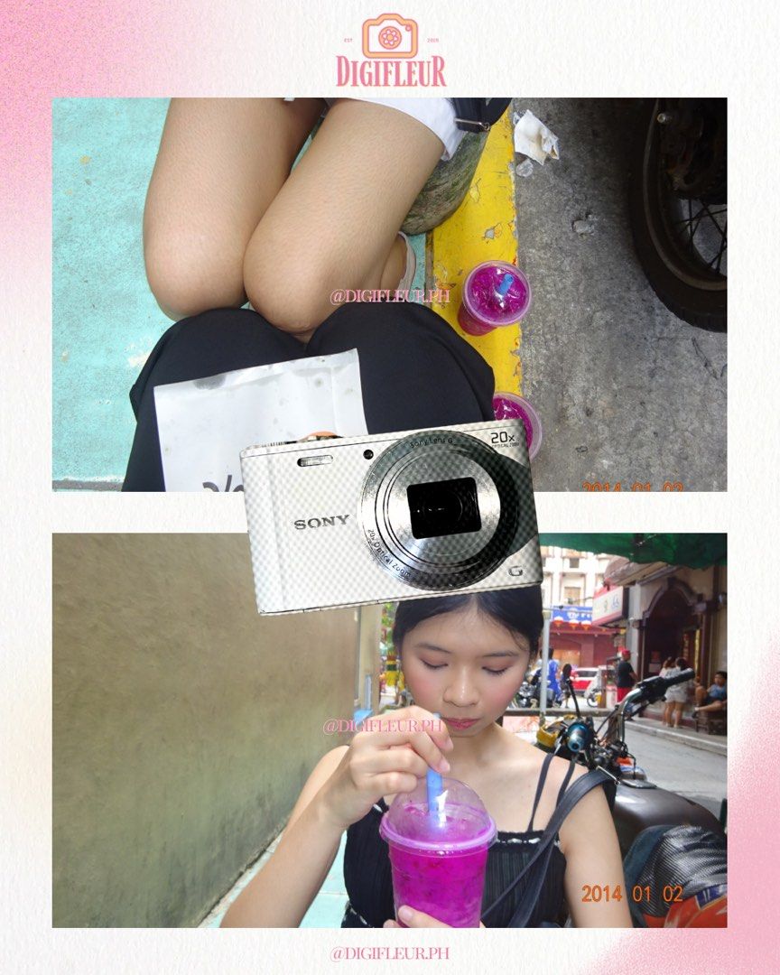 Sony Cybershot DSC-WX350 Digital Camera (Category: Cameras) located in Batangas. Submitted by monicca.lyra (Listing ID 1470247773, Image 3). Description: - Model: Sony Cybershot DSC-WX350 (White textured finish) - Specs: 18.2 Megapixels, 20x Optical Zoom, Built-in WiFi - Inclusions: Complete set with original box, battery, charger, wrist strap, SD card, pouch, and manuals - Payment: Cash or Maribank - Delivery: Meetups in Lipa, Batangas and Manil
