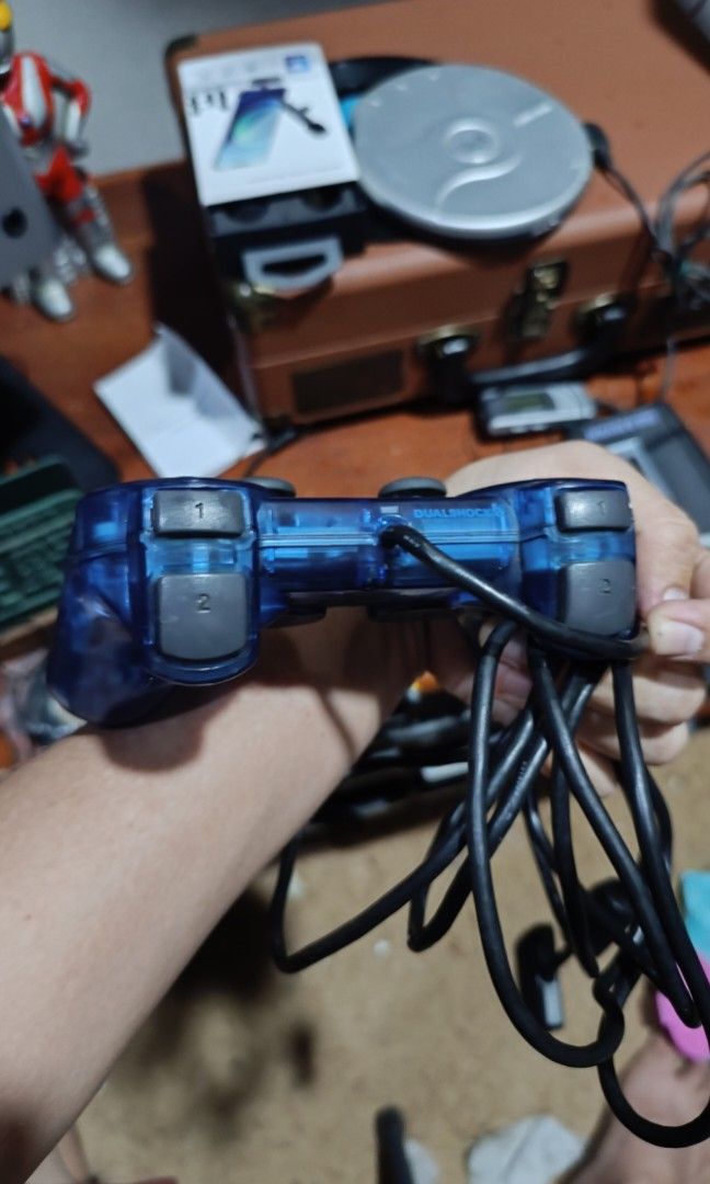 SONY PLAYSTATION ANALOG CONTROLLER (Category: PlayStation) located in Midsayap. Submitted by macoy.picker (Listing ID 1470345935, Image 2). Description: Sony Playstation Analog Controller Ocean Blue Selling As is Untested Location: North Cotabato.
