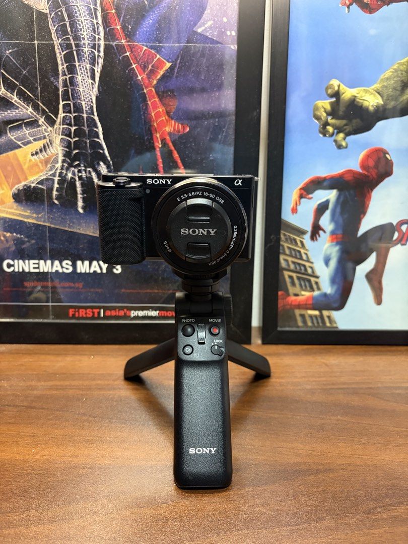 Sony ZV-E10 Camera with GP-VPT2BT Shooting Grip (Category: Cameras) located in Valenzuela. Submitted by ChiasCloset (Listing ID 1470165341, Image 2). Description: Sony ZV-E10 + GP-VPT2BT Price: ₱33,000 SRP: ₱50,000 with GP-VPT2BT Inclusions: * Sony 16-50mm Kit Lens * Sony GP-VPT2BT Shooting Grip * Sony 64GB Memory Card * Ulanzi Camera Bag (worth ₱2,100 on L app) * Complete package with receipt * Under warranty Details: * 9K+ shutter count * signs