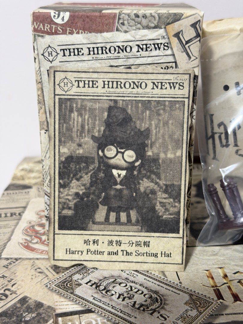 Sorting Hat - Hirono x Harry Potter Pop Mart (Category: Designer & Blind Box Toys) located in Manila. Submitted by pophiro.shop (Listing ID 1470310643, Image 1). Description: 🚨FOR SALE - SEALED FOIL🚨 ✅ Authentic ✅ With box, sealed foil, and card 💵 MOP: GCash / Maya / BPI / Gotyme 🚚 MOD: - Delivery: Grab / Lalamove (booking and fee by buyer) - Shipping: J&T / LBC (shipping paid by buyer) - delivery will depend on available schedule*.