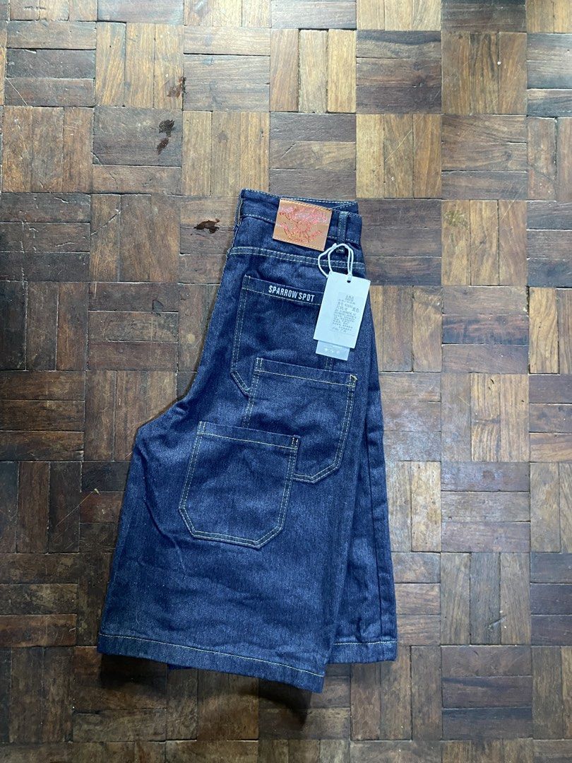 SPARROW SPOT RAW DENIM JORTS (Category: Jeans) located in Manila. Submitted by thriftyyyyyyyu (Listing ID 1470200407, Image 1). Description: Dms for details .