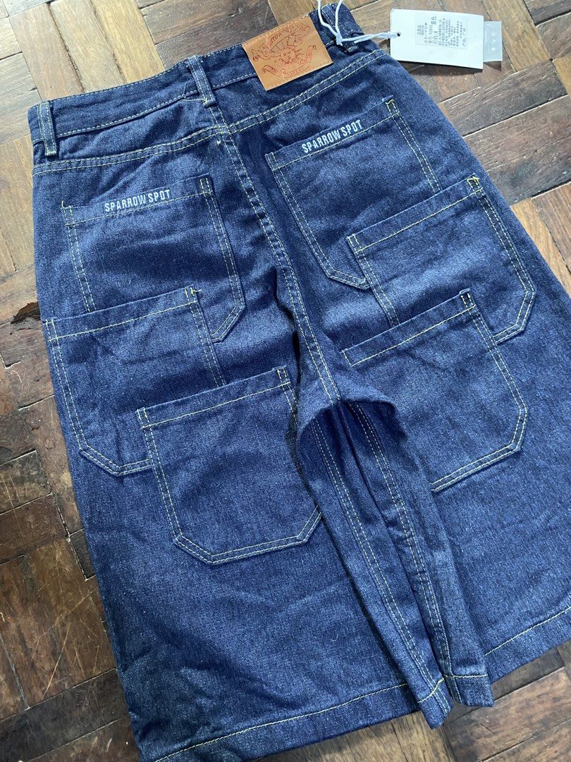 SPARROW SPOT RAW DENIM JORTS (Category: Jeans) located in Manila. Submitted by thriftyyyyyyyu (Listing ID 1470200407, Image 3). Description: Dms for details .