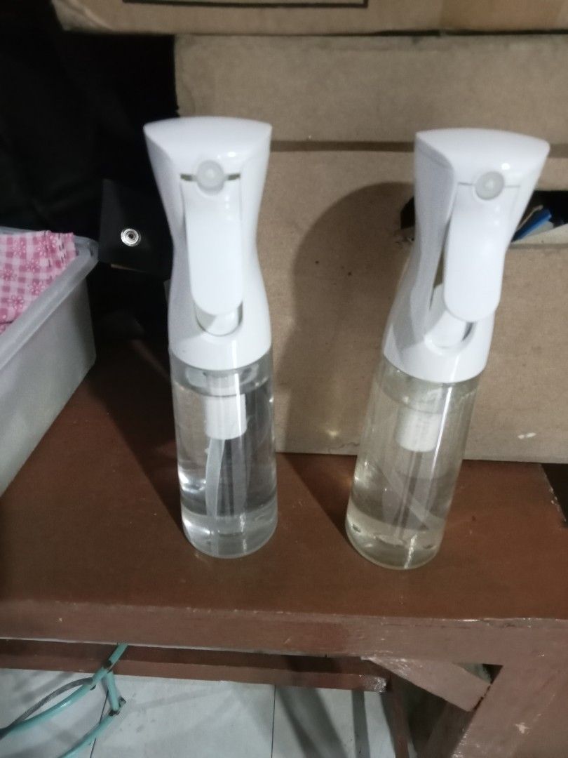 Spray Mist Bottle (Category: Hair) located in Cebu City. Submitted by cebu-garagesale (Listing ID 1470166909, Image 1). Description: Selling Spray Mist Bottles, in great condition. P 300 for each. For pick-up or delivery. Buyer will pay for shipping fees if for delivery. Location: Near San Carlos South Campus, CTS/CCMC. In Cebu City. Check out also our other items: https://garage-sale.pages.dev.
