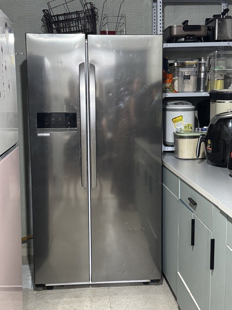 LG 2 Door refrigerator (Category: Refrigerators and Freezers) located in Taguig. Submitted by shianaarellano (Listing ID 1470303122, Image 1). Description: Brand/Model: LG GR-B207GLOV ​Technology: Inverter Linear Compressor (Energy saving & quiet operation) ​Capacity: 528L / ~18.6 cu.ft. ​Type: Side-by-Side Refrigerator ​Dimensions: 894(W) x 731(D) x 1753(H) mm ​Condition: Very clean, fully functional with excellent cooling & freezing. ​Voltage: 